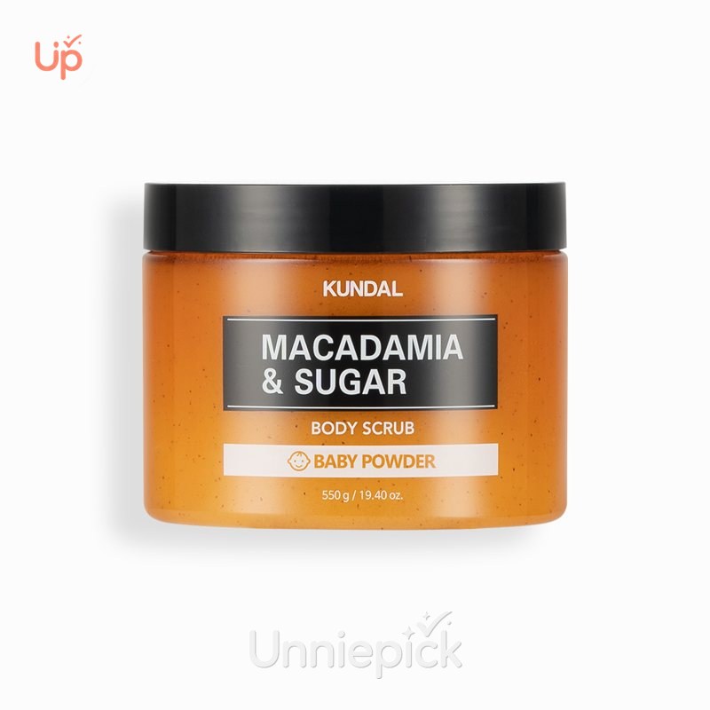 KUNDAL Macadamia & Sugar Body Scrub 550g #Baby Powder