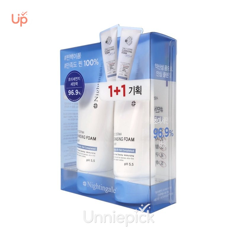 Nightingale Daily Derma Cleansing Foam Mild Acid 1+1