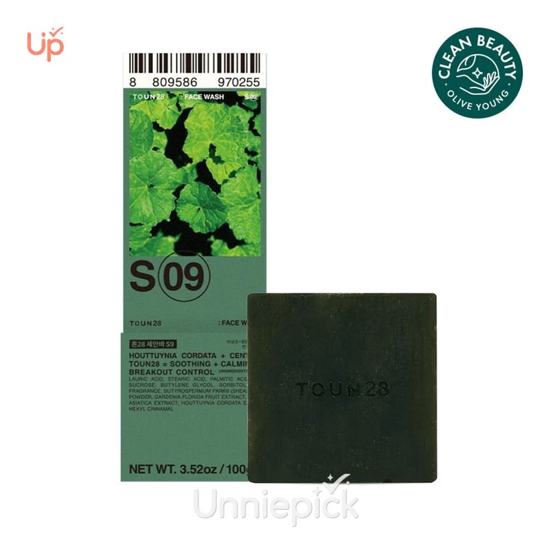 TOUN28 S9 Facial Soap S9 (Houttuynia Cordata / Centella) 100g