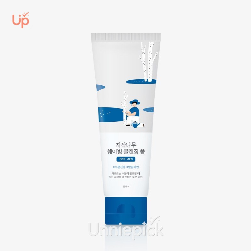 ROUND LAB FOR MEN BIRCH JUICE SHAVING CLEANSING FOAM 120ML