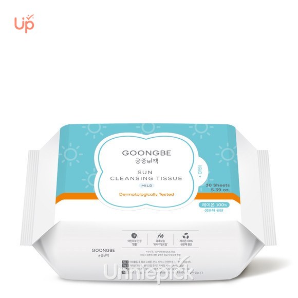 GOONGBE Mild Sun Cleansing Tissue 30P