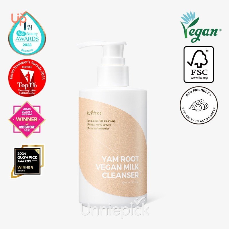 [NEW] Isntree Yam Root Vegan Milk Cleanser 220mL