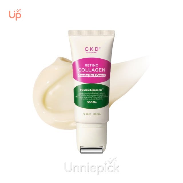 CKD Healthcrae Retino Collagen Low Molecular 300 Guasha Neck Cream 50ml For Refill