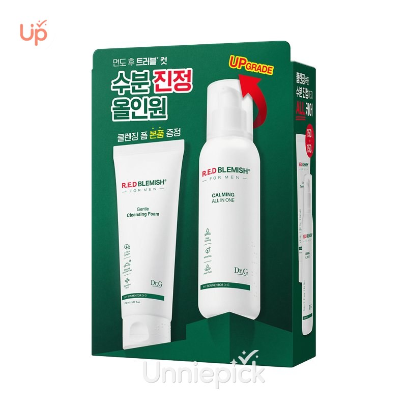 Dr.G Red Blemish For Men All In One Tone Lotion 50ml Set (+Gentle Cleansing Foam 30ml)