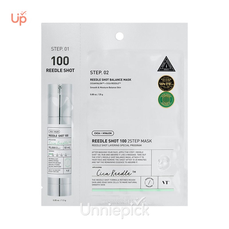 VT PDRN Reedle Shot 100 2Step Hydrogel Mask Sheet 5ea