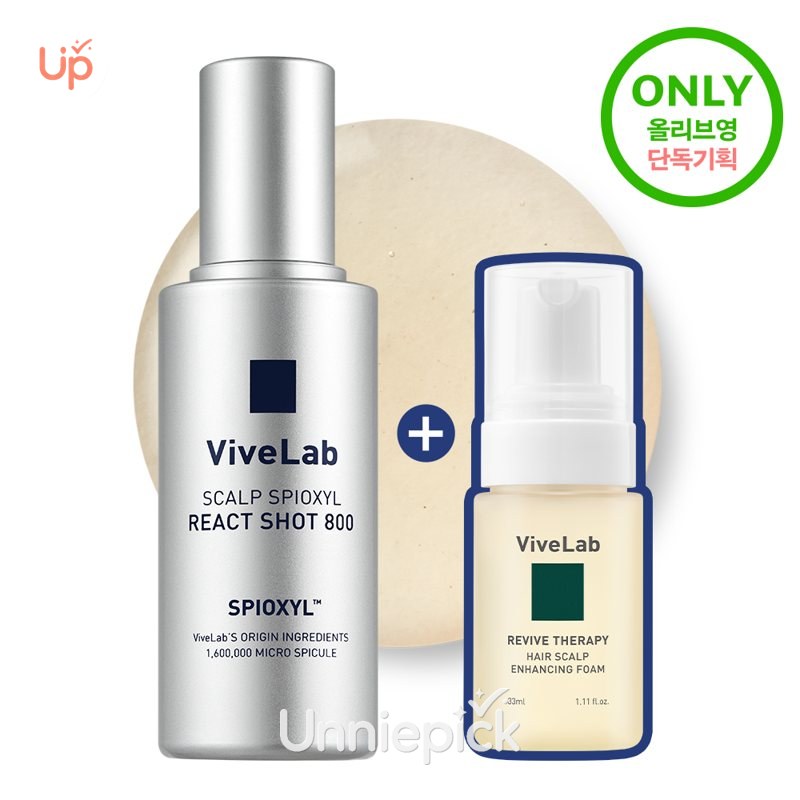vivelab Scalp Spioxyl React Shot 800 50ml Set (+Enhancing Foam 30ml)