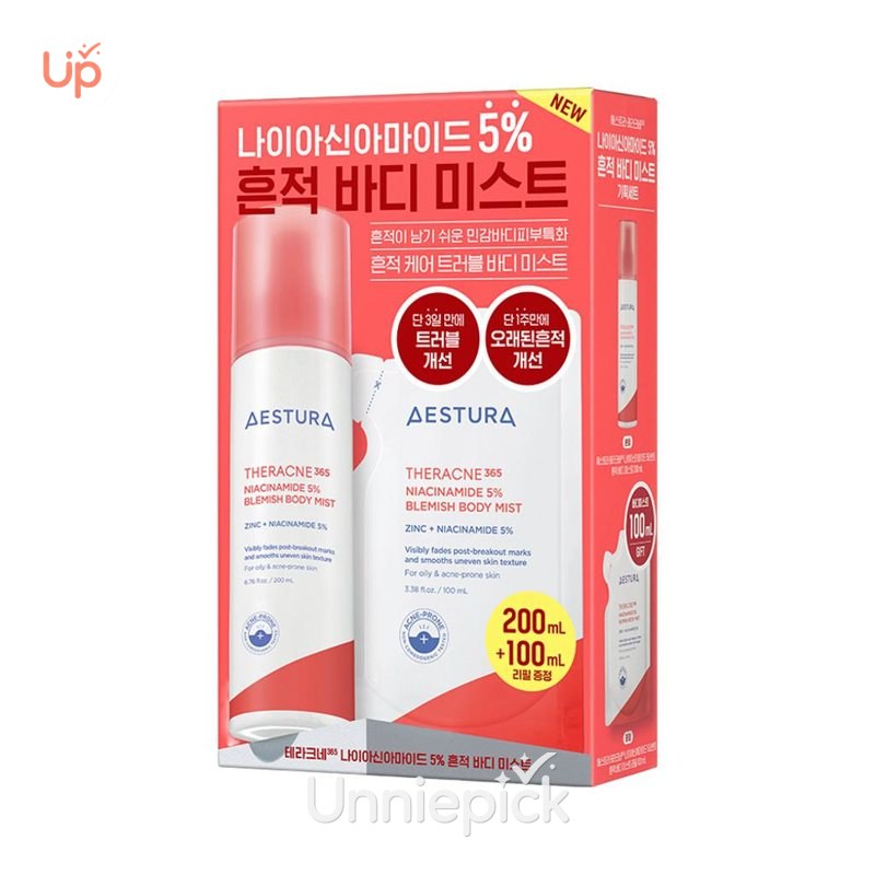AESTURA THERACNE365 Niacinamide 5% Blemish Body Mist 200ml
