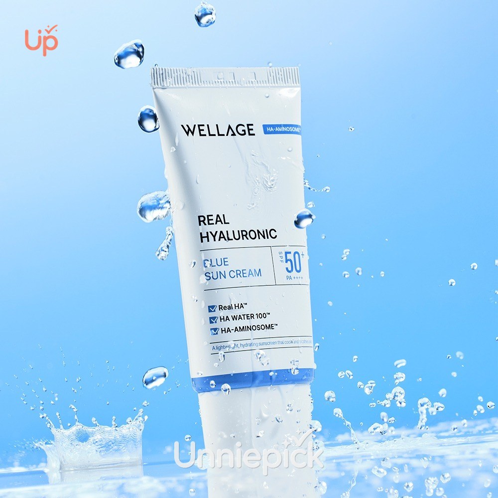 WELLAGE Real Hyaluronic Blue Sun Cream 50ml