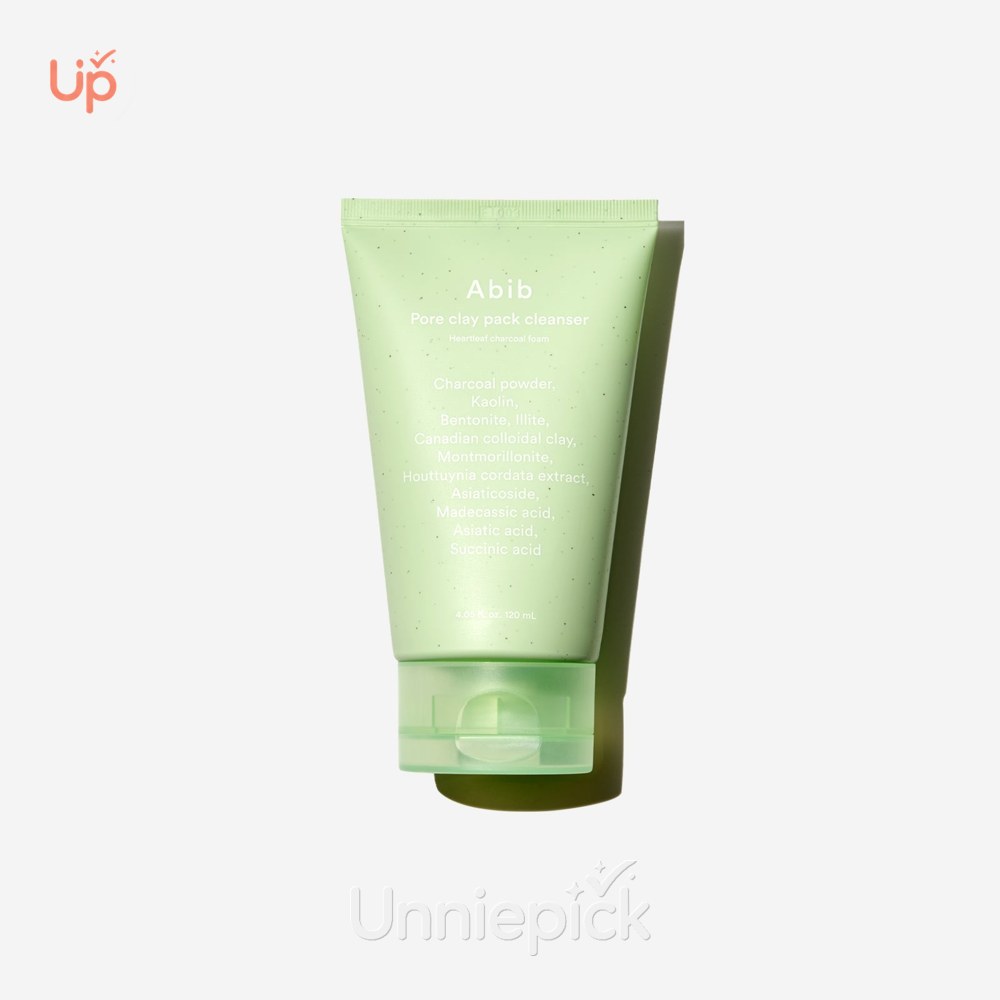Abib Pore Clay Pack Cleanser Heartleaf Charcoal Foam 120ml