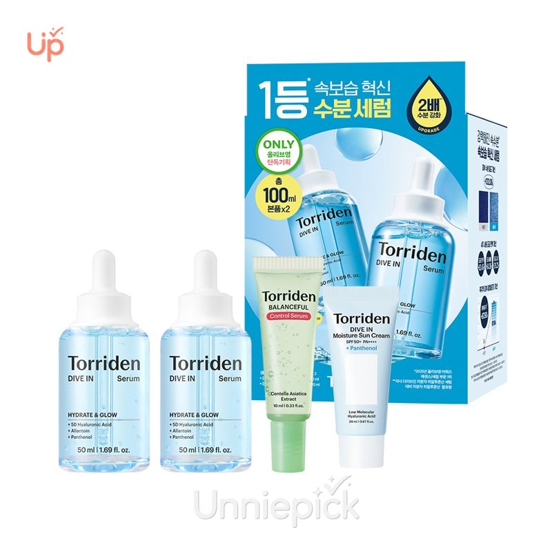 Torriden Dive In Watery Fit Sun Serum 50ml Set (+20ml)